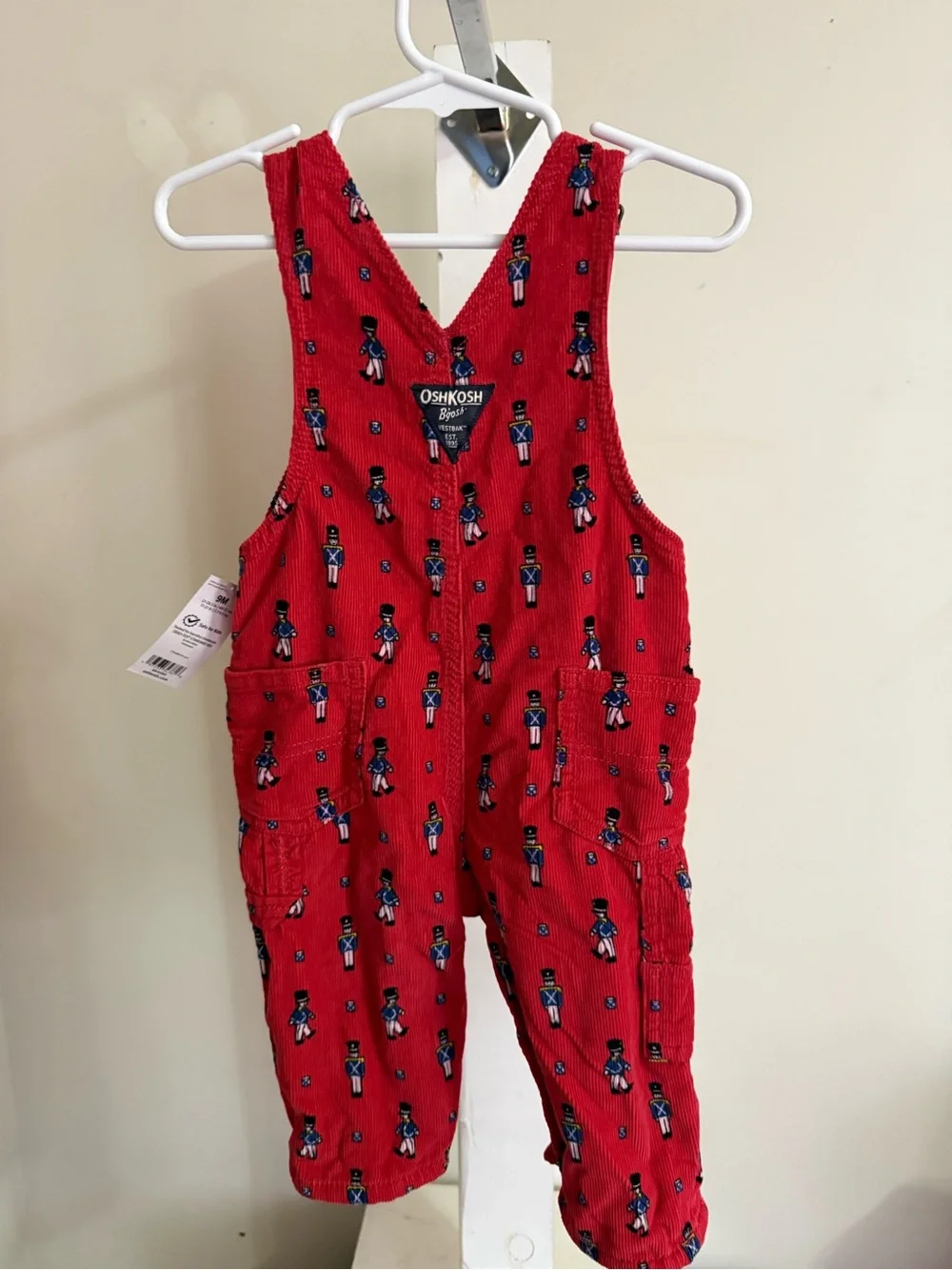 NWT Oshkosh B’Gosh Toy Soldier Overalls